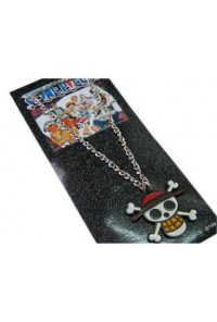 ONE PIECE COLGANTE CALAVERA CON SOMBRERO EN COLOR