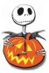 NBX RELOJ CON PENDULO PUMPKIN JACK
