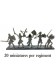 KINGS OF WAR: UNDEAD SKELETON REGIMENT (20)