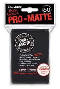 DECK PROTECTOR MATE (50)COLOR NEGRO 66 x 91mm