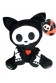 SKELANIMALS SERIE 2 - KIT (GATO) PELUCHE 23CM