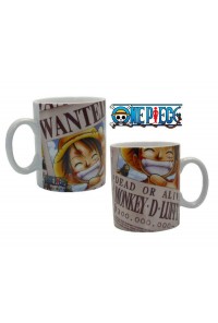 ONE PIECE TAZA GRAN FORMATO 460ml - LUFFY WANTED