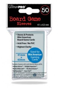 FUNDA JUEGO TABLERO ULTRA PRO MINI USA (50) - 41x63 mm