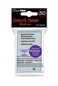 FUNDA JUEGO TABLERO ULTRA PRO MINI EUROPEAN (50) - 44x68 mm
