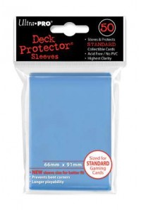 DECK PROTECTOR ULTRA PRO LIGHT BLUE (AZUL CLARO) (50) NUEVO TAMAÑO - 66x91
