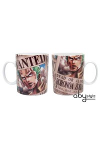 ONE PIECE TAZA 460ML ZORO WANTED