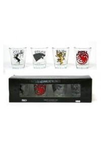 JUEGO DE TRONOS SET 4 VASOS CHUPITO