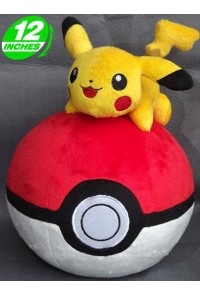 POKEMON PELUCHE 30CM PIKACHU BALL