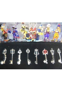 KINGDOM HEARTS SET DE 8 LLAVES ESPADAS