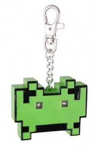 SPACE INVADERS LLAVERO CON ILUMINACION