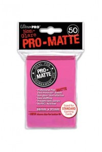 DECK PROTECTOR MATE (50) - BRIGHT PINK (ROSA BRILLANTE) NVOTAM - 66 x 91