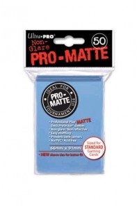 DECK PROTECTOR MATE (50) - LIGHT BLUE (AZUL CLARO) - NVOTMÑO - 66 x 91mm