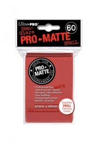MINI DECK PROTECTOR MATE (60) - RED (ROJO)