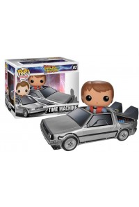 REGRESO AL FUTURO DELOREAN & MARTY CABEZON 10 CM VINYL POP