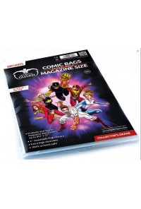 BOLSAS CON CIERRE REUTILIZABLE DE COMICS ULTIMATE GUARD MAGAZINE SIZE (100)
