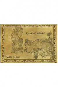 POSTER JUEGO DE TRONOS ANTIQUE MAP 61 X 91 CM