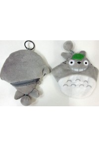 TOTORO LLAVERO  MONEDERO PELUCHE 9CM