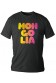 REVISTA MONGOLIA LOGO CAMISETA NEGRA CHICO T-XL