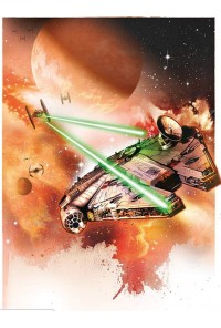 STAR WARS POSTER HALCON MILENARIO 98x68