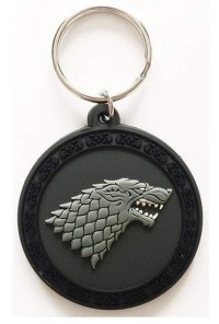 JUEGO DE TRONOS LLAVERO CAUCHO STARK 6CM