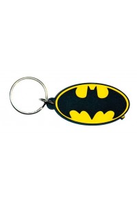 BATMAN LLAVERO CAUCHO LOGO 6CM