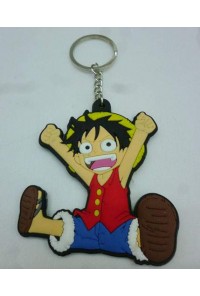 ONE PIECE LLAVERO CAUCHO LUFFY