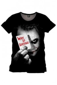 BATMAN CAMISETA WHY SO SERIOUS T-S