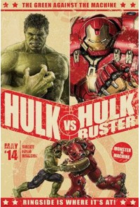 LOS VENGADORES LA ERA DE ULTRON POSTER 61 X 91 CM HULK VS HULKBUSTER