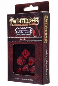 DADOS Q-WORKSHOP SET DE 7: PATHFINDER DICE  WRATH OF THE RIGHTEOUS