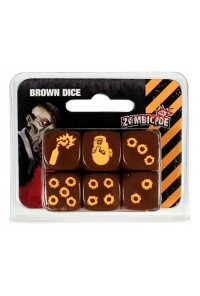 ZOMBICIDE: DADOS MARRONES