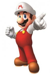 SUPER MARIO BROS FIGURA 51 CM BIG SIZE FIRE