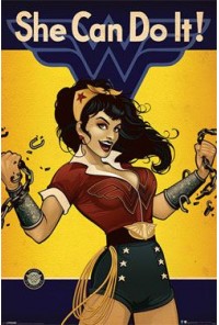 WONDER WOMAN POSTER 61 x 91 CM SHE CAN DO IT! DC COMICS