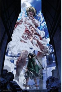 ATAQUE A LOS TITANES POSTER 61 x 91 ART