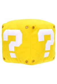 NINTENDO CAJA DE MONEDAS 13 CM CON SONIDO COLOR AMARILLO