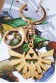 THE LEGEND OF ZELDA LLAVERO MOSQUETON BIRD COLOR ORO