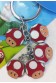 SUPER MARIO BROS LLAVERO METALICO SETAS