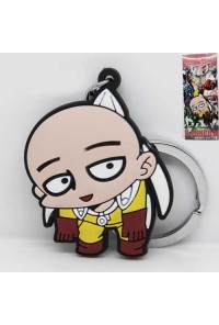 ONE PUNCH-MAN LLAVERO CAUCHO SAITAMA COLGADO