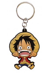 ONE PIECE LLAVERO PVC LUFFY