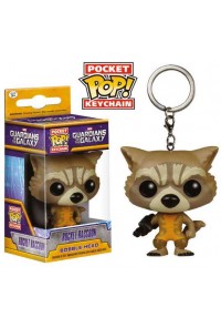 GUARDIANES DE LA GALAXIA LLAVERO POCKET POP VINYL ROCKET RACCOON 4CM