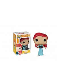 LA SIRENITA CABEZON 10 CM ARIEL VESTIDO AZUL VINYL POP