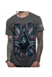 ASSASSIN´S CREED SYNDICATE CAMISETA FLAG CHARCOAL T-S