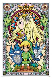 THE LEGEND OF ZELDA POSTER 61 X 91 CM STAINED GLASS
