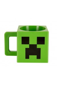 MINECRAFT TAZA CREEPER FACE PVC