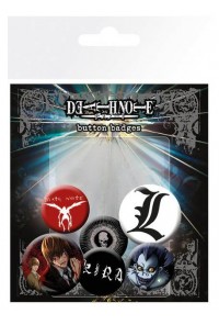 DEATH NOTE PACK 6 CHAPAS MIX