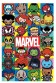 POSTER KAWAII CHARACTERS MARVEL 61 x 91 CM