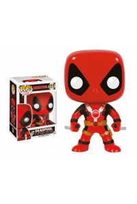 DEADPOOL TWO SWORDS CABEZON 10 CM MARVEL COMICS VINYL POP!
