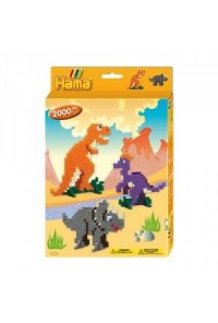 HAMA MIDI CAJA REGALO DINOSAURIOS