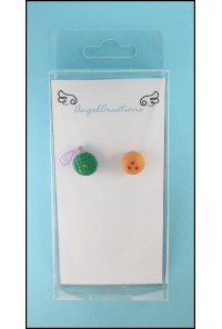 ANGEL CREATIONS PAR PENDIENTES DRAGON BALL + RADAR