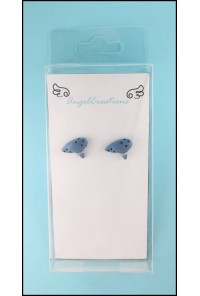 ANGEL CREATIONS PAR PENDIENTES OCARINA PEQUEÑOS