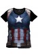 CAPITAN AMERICA CIVIL WAR CAMISETA SUBLIMATION CAP CHEST T-S